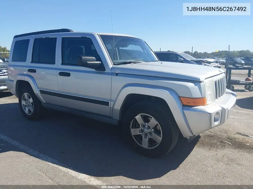 JEEP COMMANDER 2006, VIN 1J8HH48N56C267492