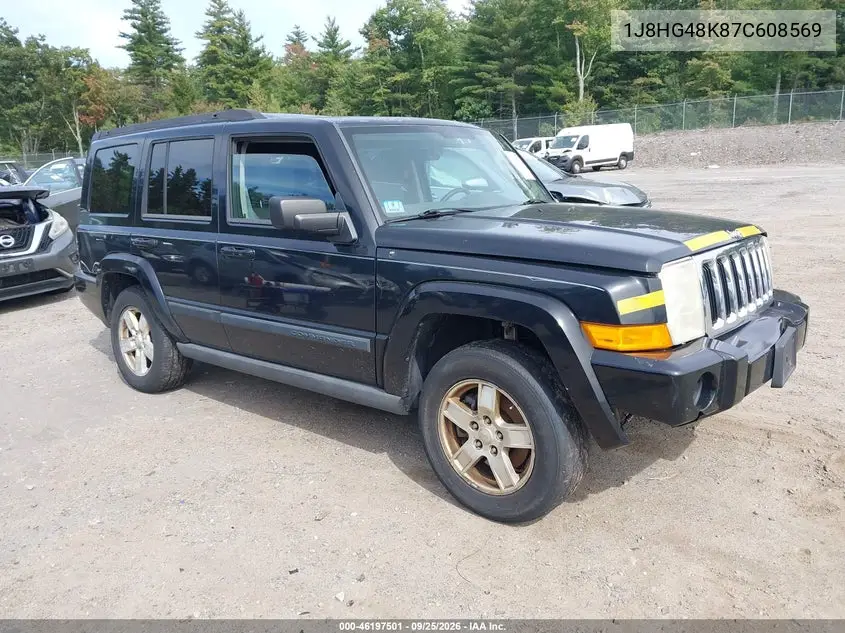 JEEP COMMANDER 2007, VIN 1J8HG48K87C608569