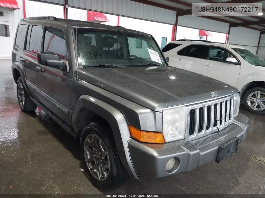 JEEP COMMANDER 2008, VIN 1J8HG48N48C172217