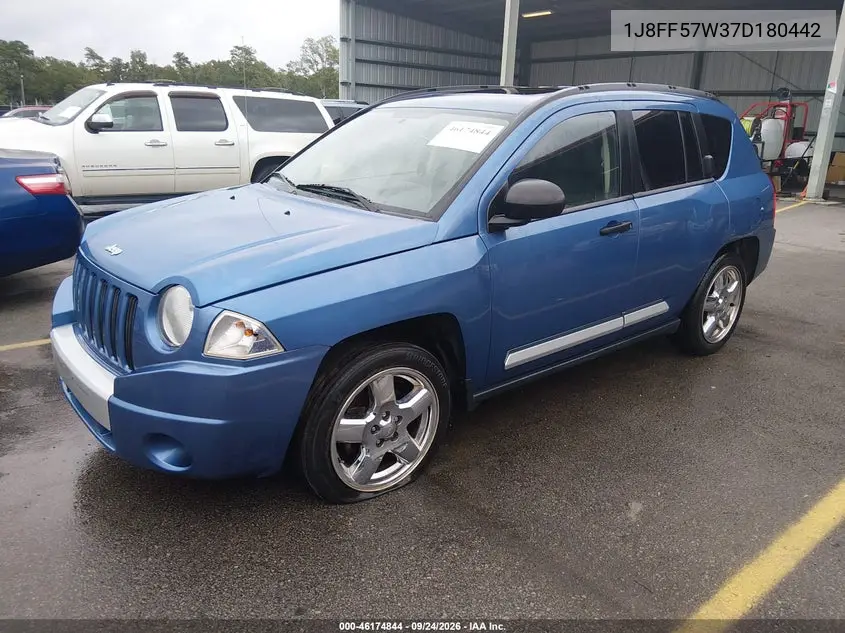 2007 JEEP COMPASS VIN 1J8FF57W37D180442 — фото 2