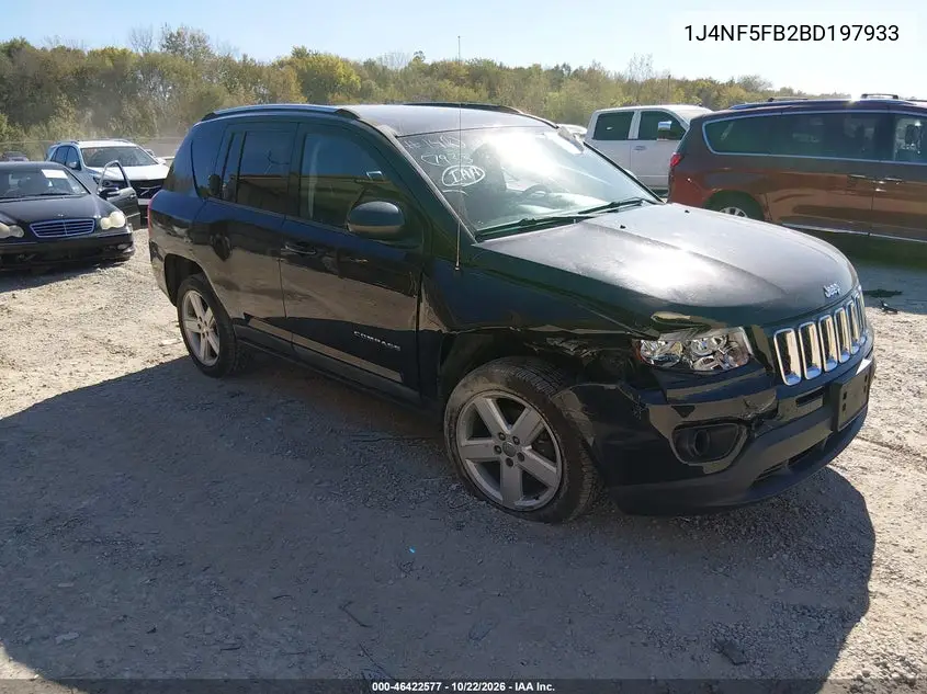 JEEP COMPASS 2011, VIN 1J4NF5FB2BD197933