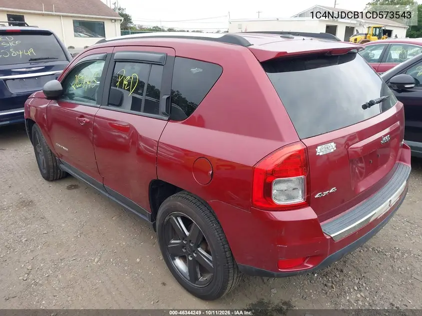 2012 JEEP COMPASS VIN 1C4NJDCB1CD573543 — фото 3