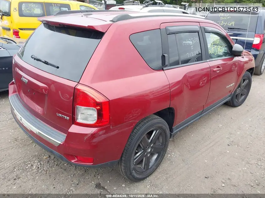 2012 JEEP COMPASS VIN 1C4NJDCB1CD573543 — фото 4