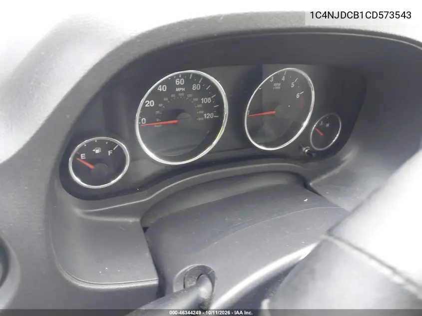 2012 JEEP COMPASS VIN 1C4NJDCB1CD573543 — фото 7