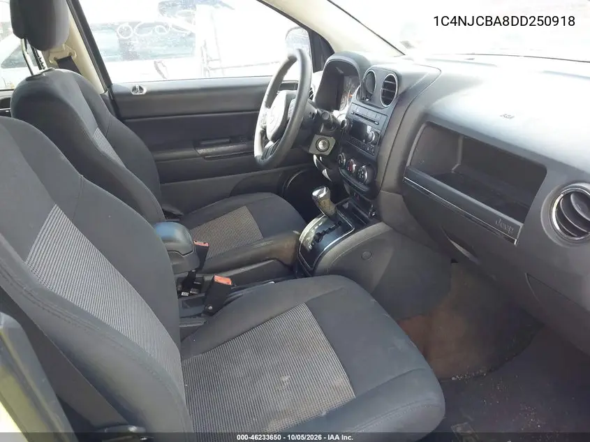 2013 JEEP COMPASS VIN 1C4NJCBA8DD250918 — фото 5