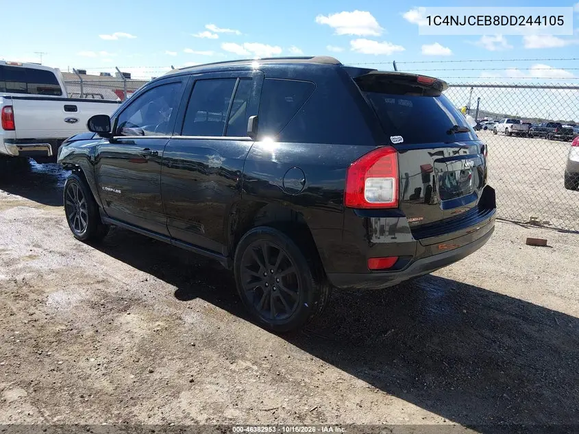 2013 JEEP COMPASS VIN 1C4NJCEB8DD244105 — фото 3