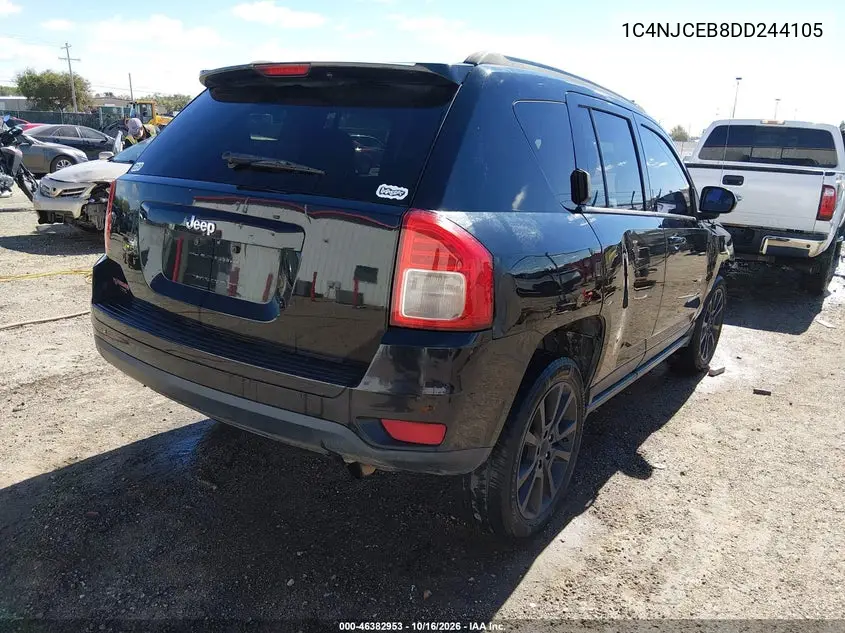 2013 JEEP COMPASS VIN 1C4NJCEB8DD244105 — фото 4