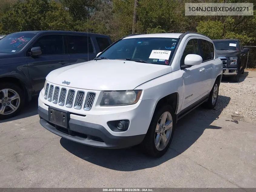 2014 JEEP COMPASS VIN 1C4NJCEBXED660271 — фото 2