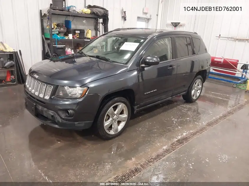 2014 JEEP COMPASS VIN 1C4NJDEB1ED762001 — фото 2