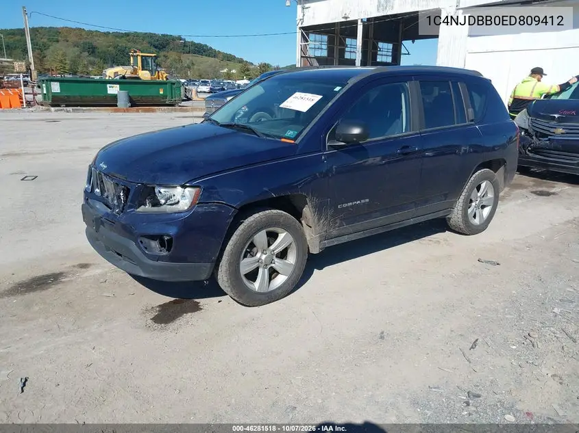 2014 JEEP COMPASS VIN 1C4NJDBB0ED809412 — фото 2