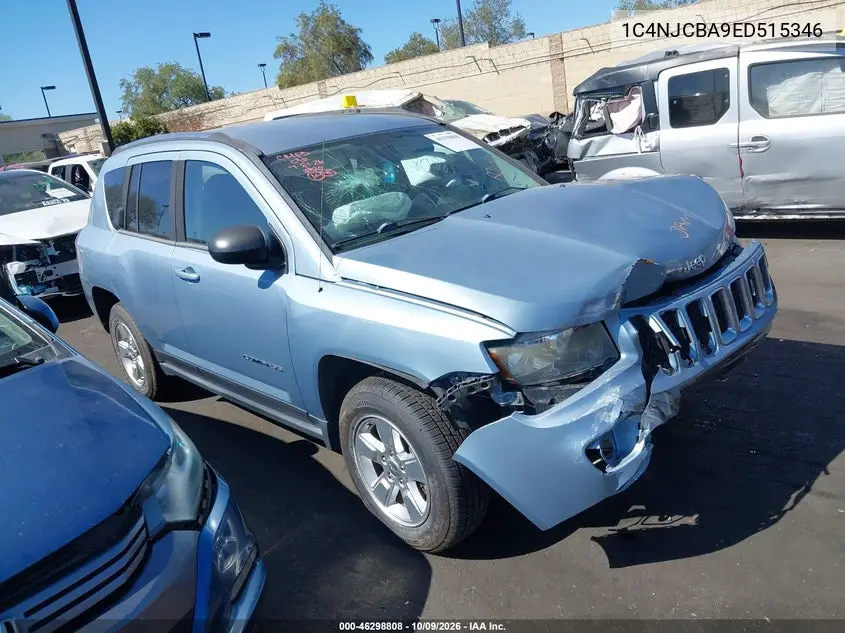 JEEP COMPASS 2014, VIN 1C4NJCBA9ED515346