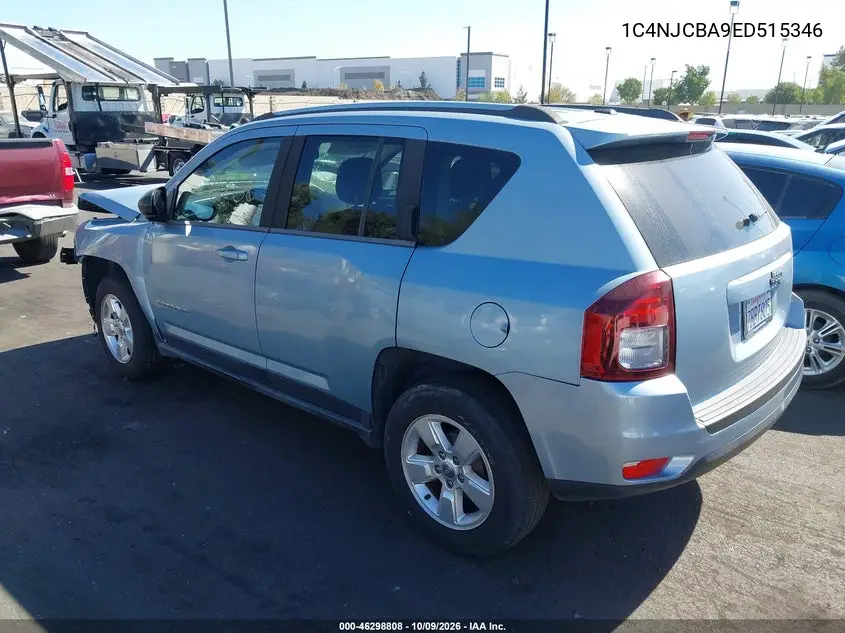 2014 JEEP COMPASS VIN 1C4NJCBA9ED515346 — фото 3