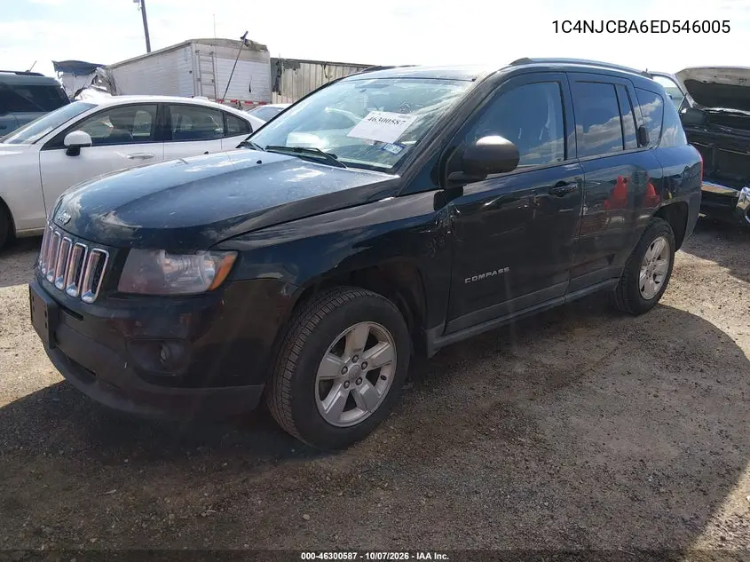 2014 JEEP COMPASS VIN 1C4NJCBA6ED546005 — фото 2