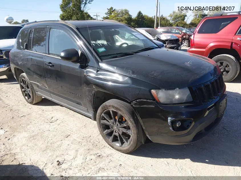 JEEP COMPASS 2014, VIN 1C4NJCBA0ED814207