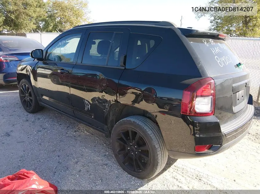 2014 JEEP COMPASS VIN 1C4NJCBA0ED814207 — фото 3