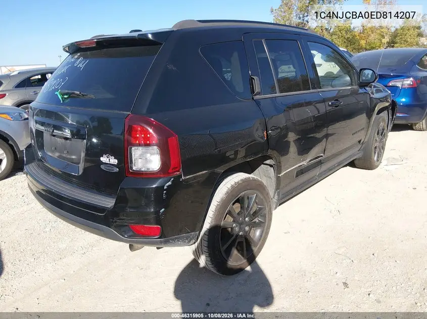 2014 JEEP COMPASS VIN 1C4NJCBA0ED814207 — фото 4
