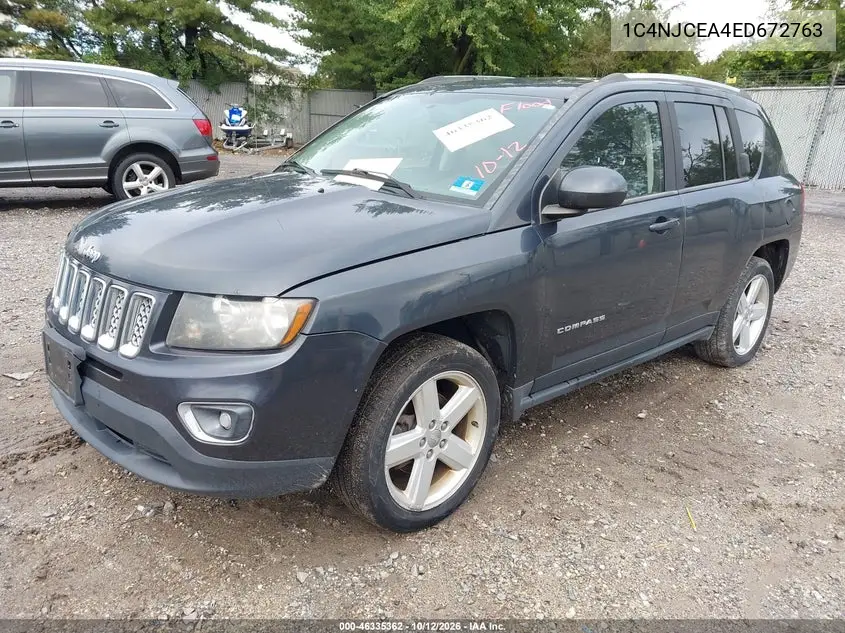 2014 JEEP COMPASS VIN 1C4NJCEA4ED672763 — фото 2