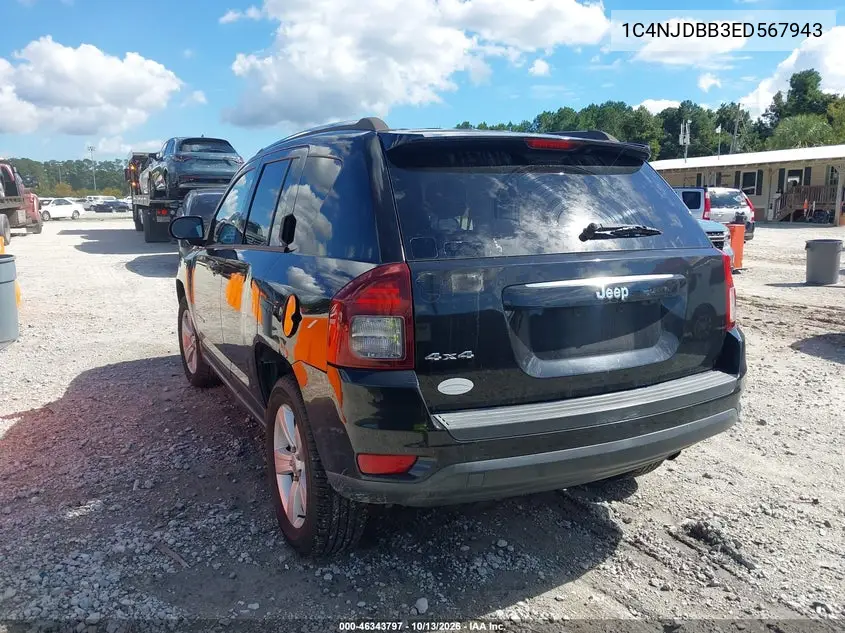 2014 JEEP COMPASS VIN 1C4NJDBB3ED567943 — фото 3