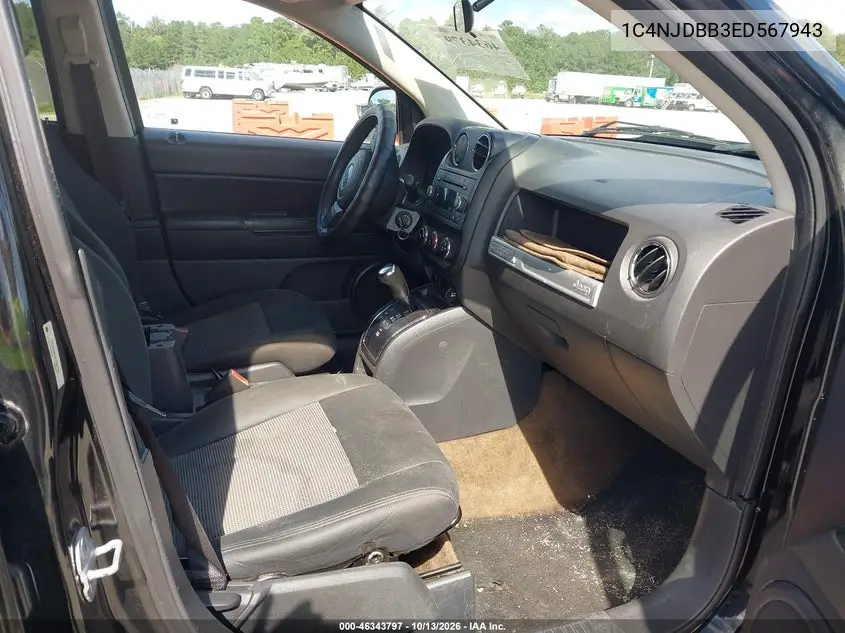 2014 JEEP COMPASS VIN 1C4NJDBB3ED567943 — фото 5