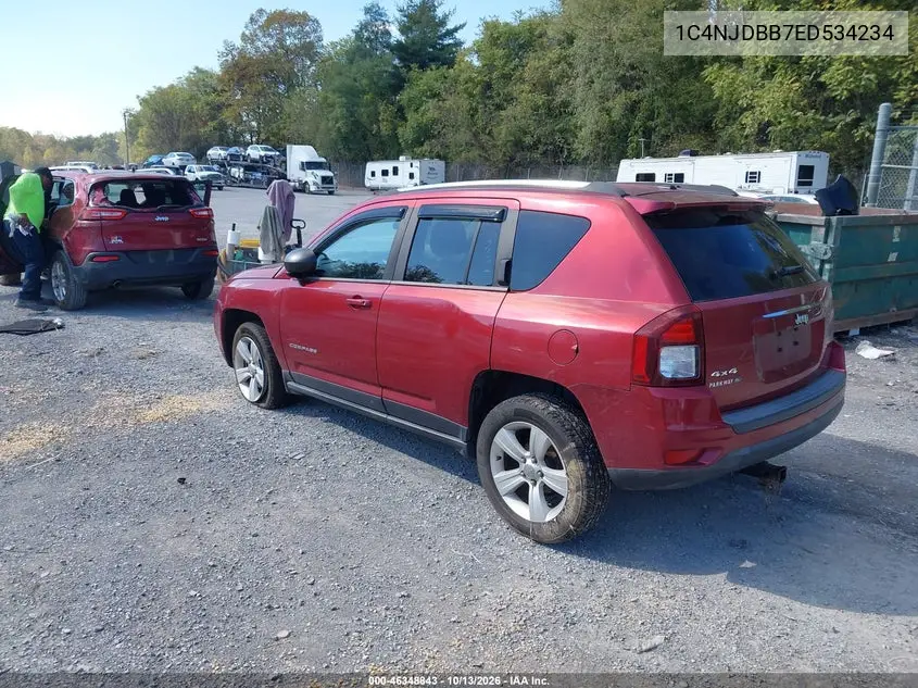 2014 JEEP COMPASS VIN 1C4NJDBB7ED534234 — фото 3