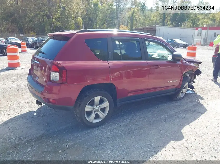 2014 JEEP COMPASS VIN 1C4NJDBB7ED534234 — фото 4