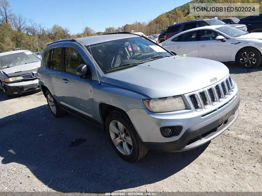 JEEP COMPASS 2014, VIN 1C4NJDBB1ED502024