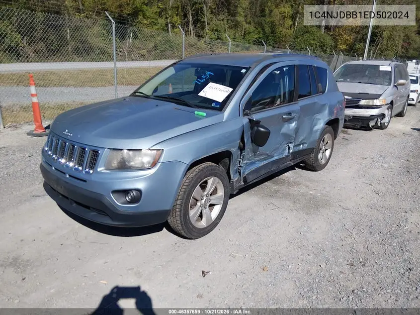 2014 JEEP COMPASS VIN 1C4NJDBB1ED502024 — фото 2