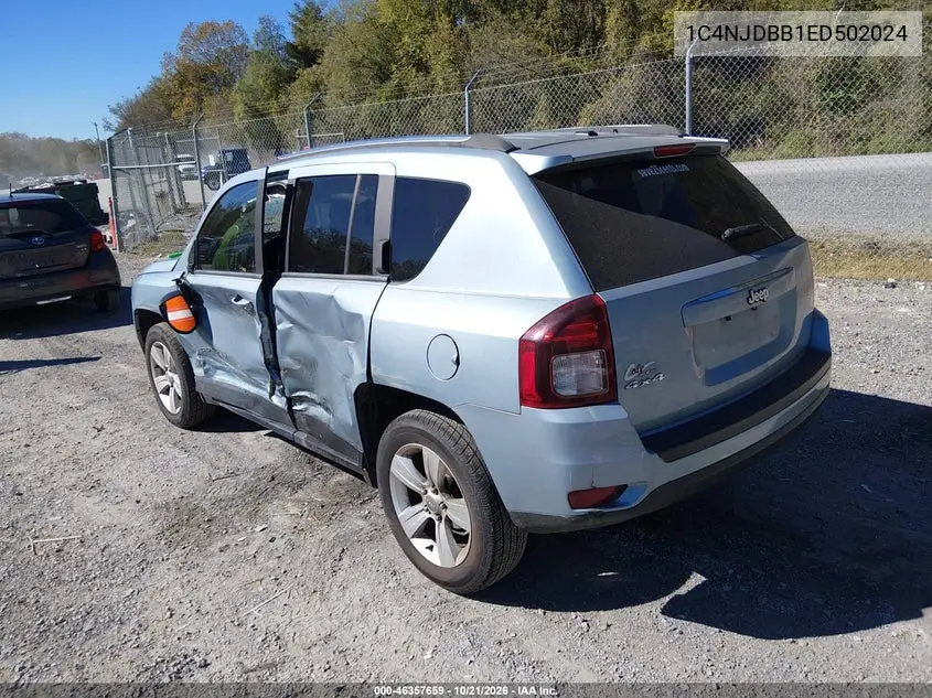2014 JEEP COMPASS VIN 1C4NJDBB1ED502024 — фото 3