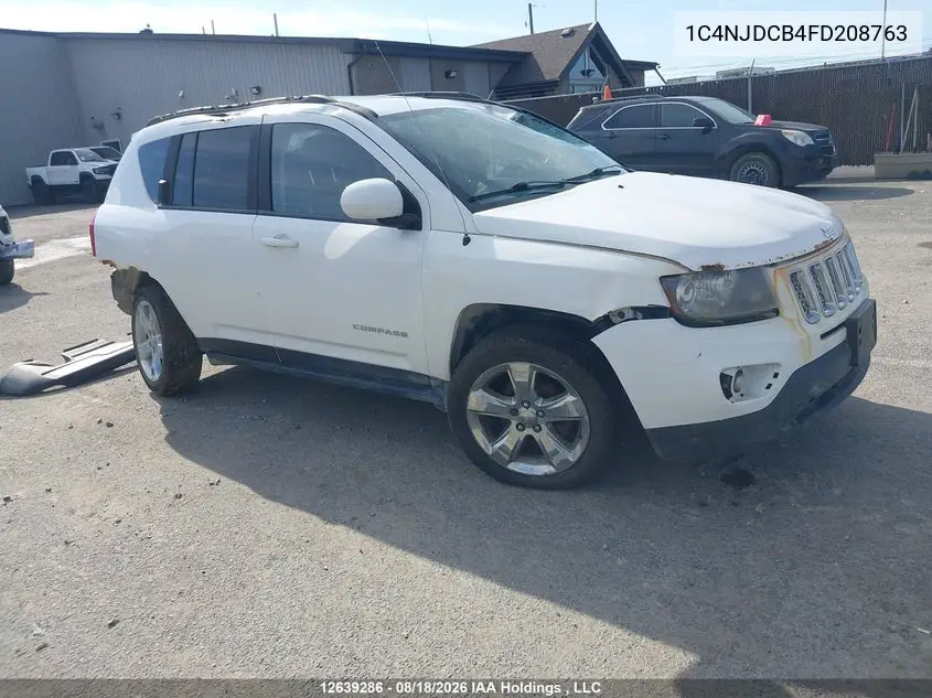 JEEP COMPASS 2015, VIN 1C4NJDCB4FD208763