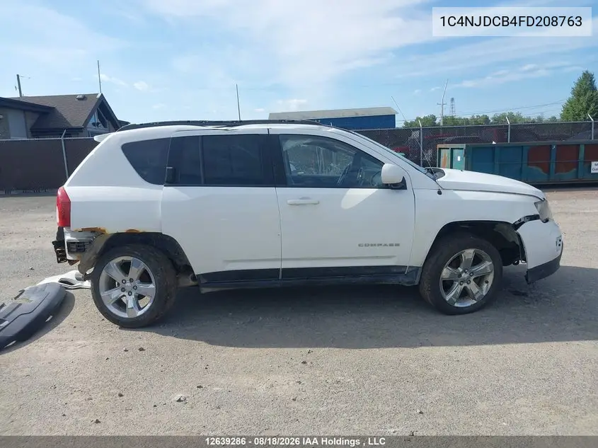2015 JEEP COMPASS VIN 1C4NJDCB4FD208763 — фото 13