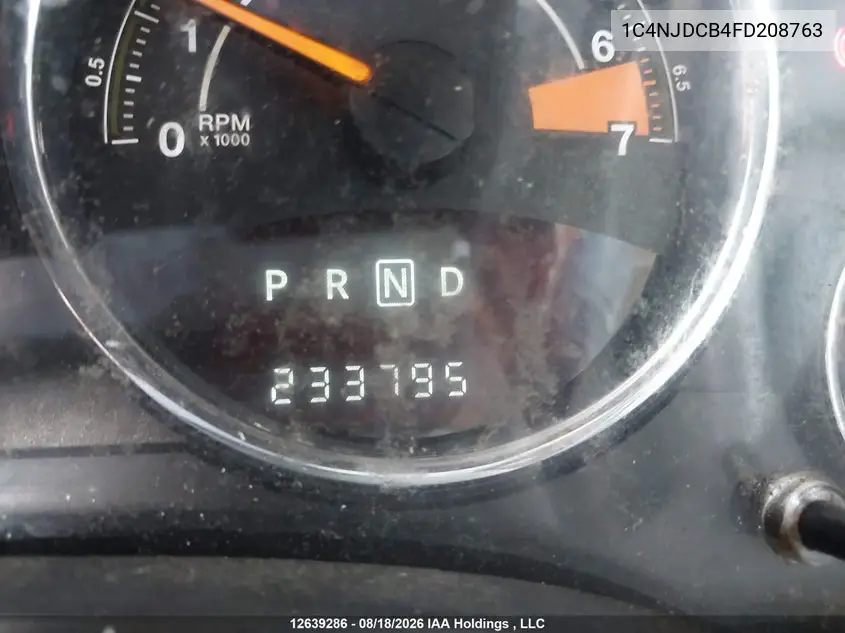 2015 JEEP COMPASS VIN 1C4NJDCB4FD208763 — фото 15