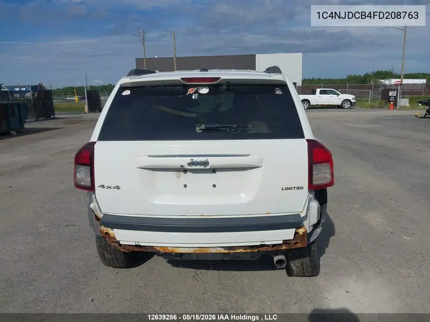 2015 JEEP COMPASS VIN 1C4NJDCB4FD208763 — фото 16