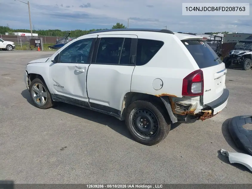 2015 JEEP COMPASS VIN 1C4NJDCB4FD208763 — фото 3