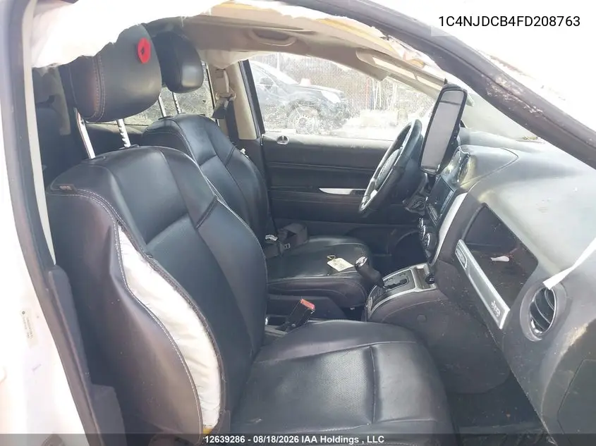 2015 JEEP COMPASS VIN 1C4NJDCB4FD208763 — фото 5
