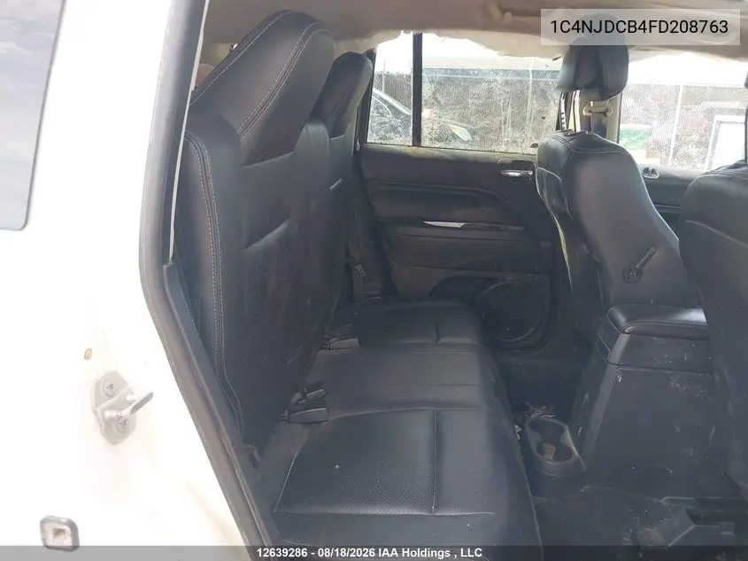 2015 JEEP COMPASS VIN 1C4NJDCB4FD208763 — фото 8
