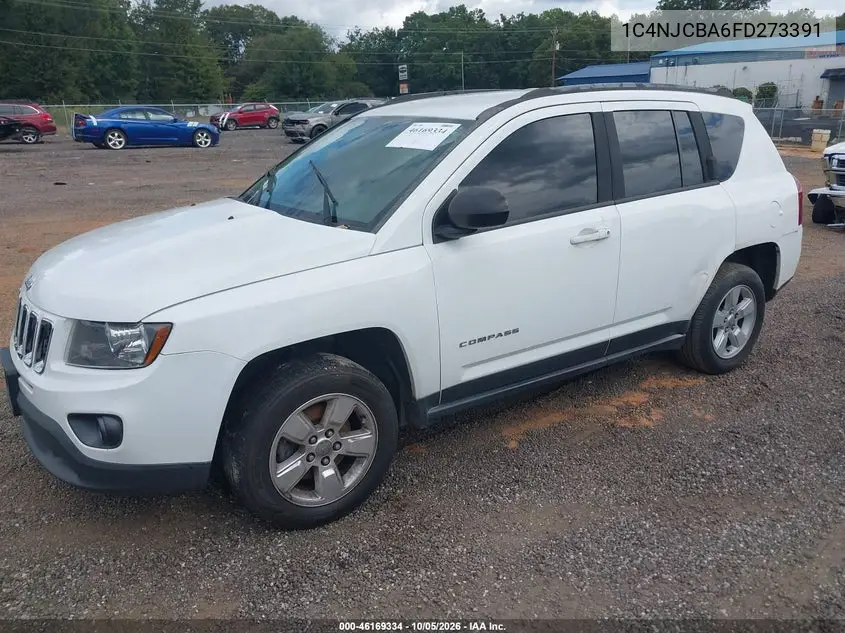 2015 JEEP COMPASS VIN 1C4NJCBA6FD273391 — фото 2