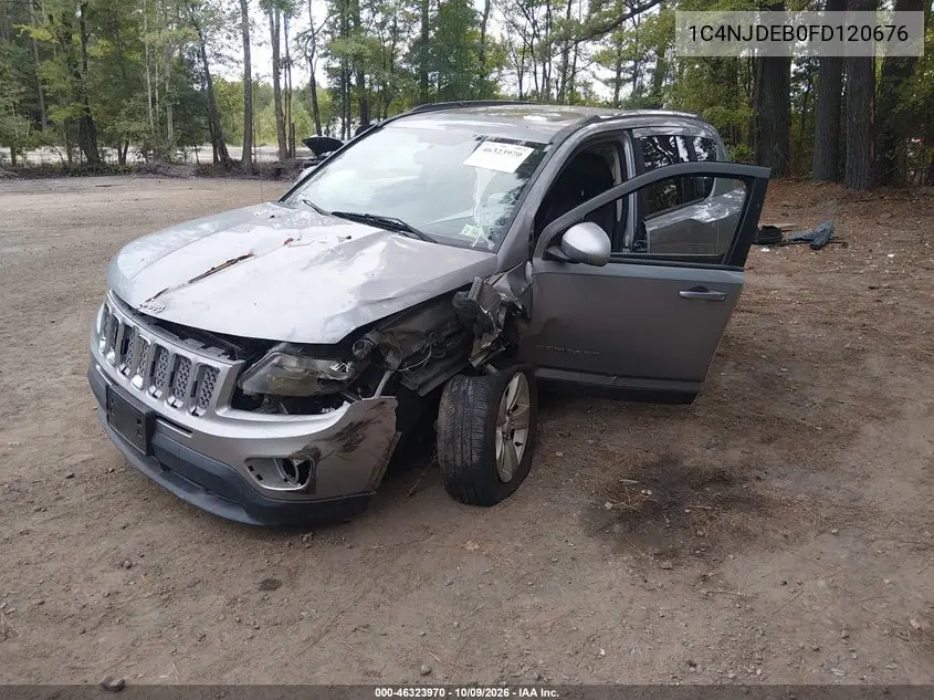 2015 JEEP COMPASS VIN 1C4NJDEB0FD120676 — фото 2