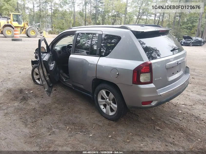 2015 JEEP COMPASS VIN 1C4NJDEB0FD120676 — фото 3
