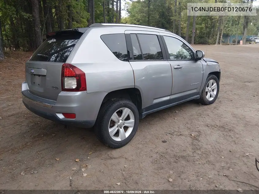 2015 JEEP COMPASS VIN 1C4NJDEB0FD120676 — фото 4