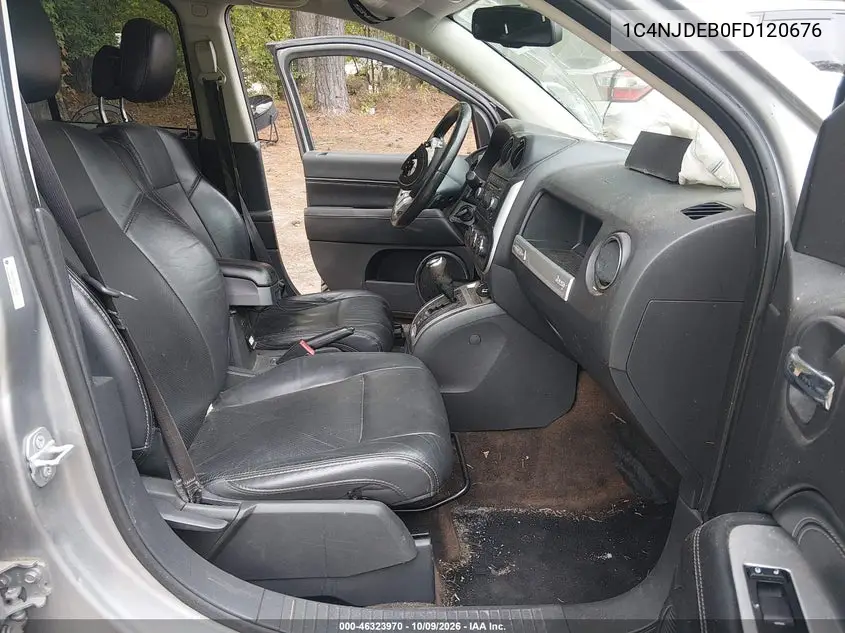 2015 JEEP COMPASS VIN 1C4NJDEB0FD120676 — фото 5