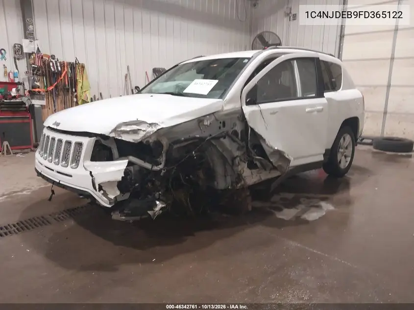 2015 JEEP COMPASS VIN 1C4NJDEB9FD365122 — фото 2