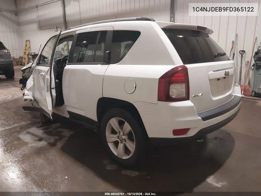 2015 JEEP COMPASS VIN 1C4NJDEB9FD365122 — фото 3