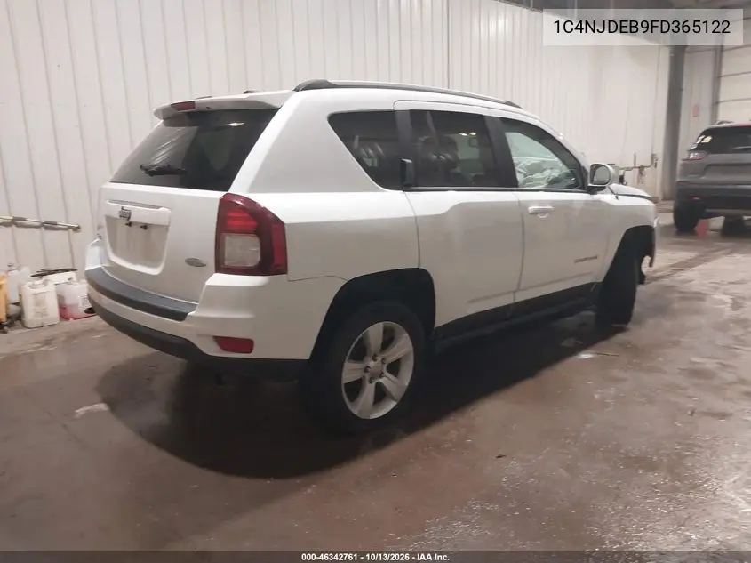 2015 JEEP COMPASS VIN 1C4NJDEB9FD365122 — фото 4