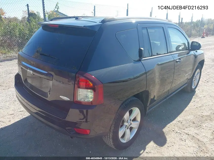 2015 JEEP COMPASS VIN 1C4NJDEB4FD216293 — фото 4