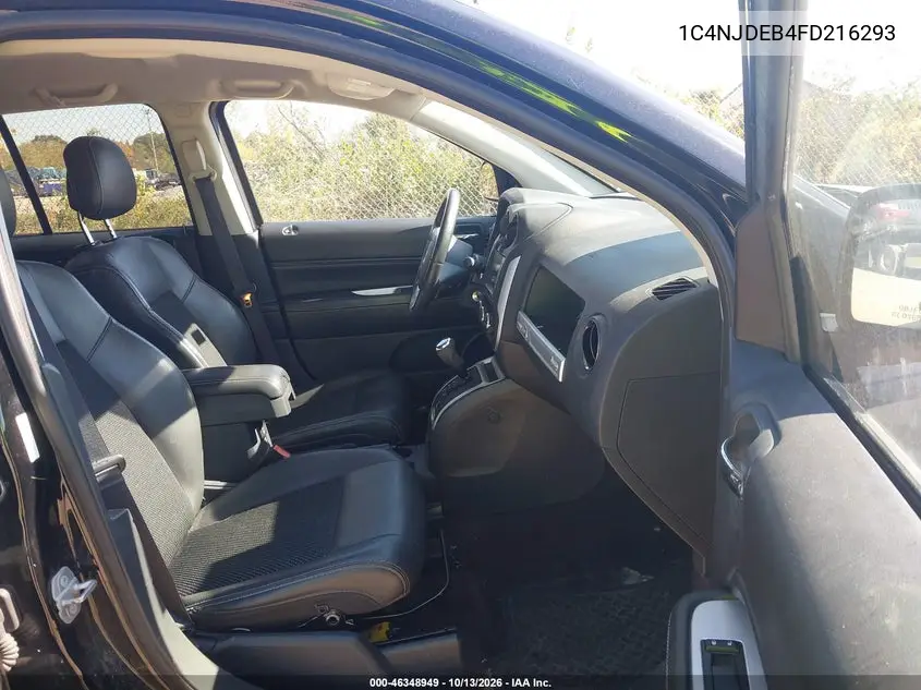 2015 JEEP COMPASS VIN 1C4NJDEB4FD216293 — фото 5