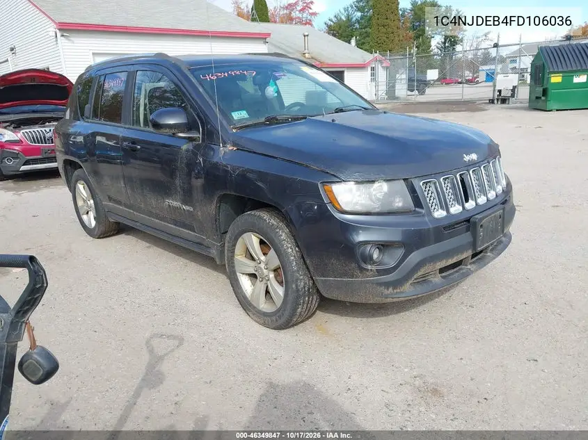 JEEP COMPASS 2015, VIN 1C4NJDEB4FD106036