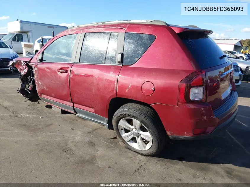 2015 JEEP COMPASS VIN 1C4NJDBB5FD366093 — фото 3