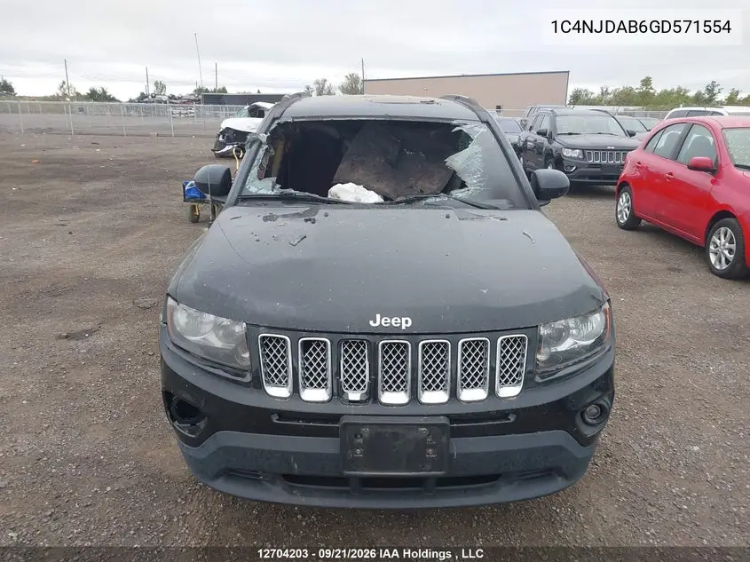 2016 JEEP COMPASS VIN 1C4NJDAB6GD571554 — фото 11