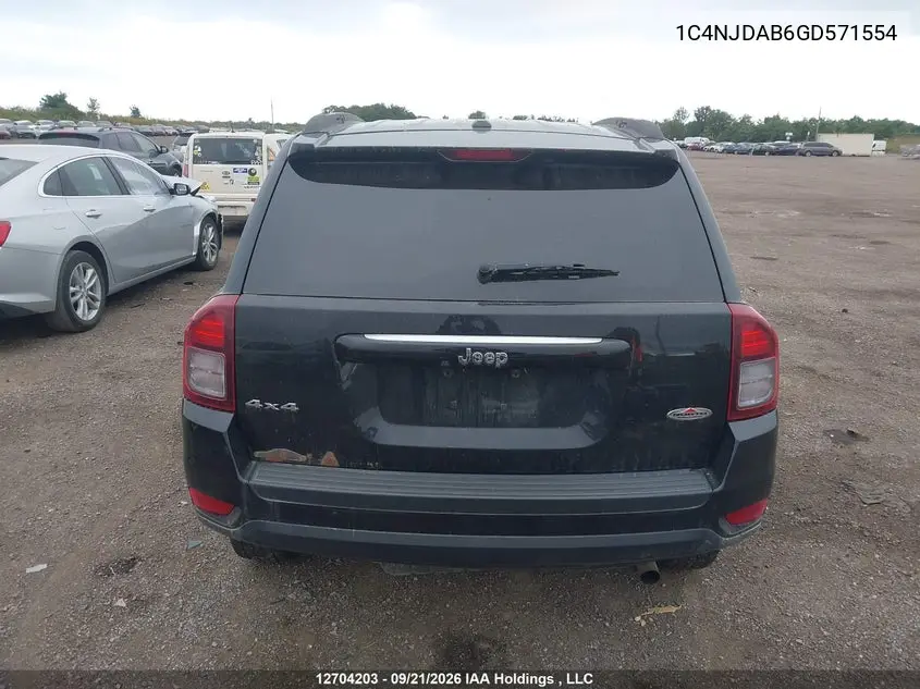 2016 JEEP COMPASS VIN 1C4NJDAB6GD571554 — фото 15