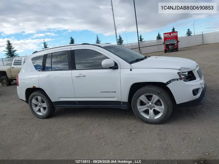 2016 JEEP COMPASS VIN 1C4NJDAB8GD690853 — фото 13